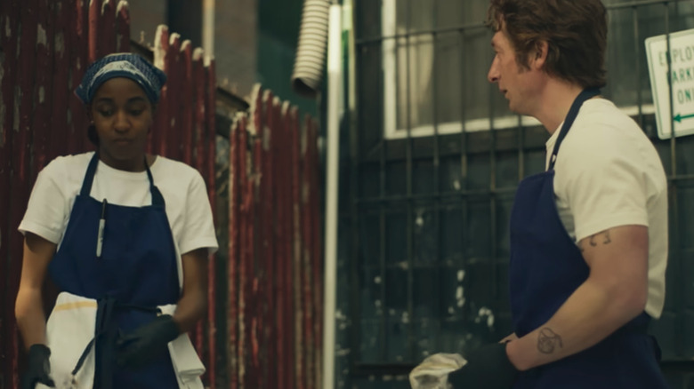 Sydney and Carmy in Season 4 of The Bear