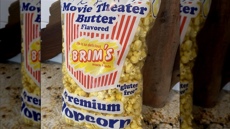 Packet of Brim's Movie Theater Butter-Flavored Popcorn