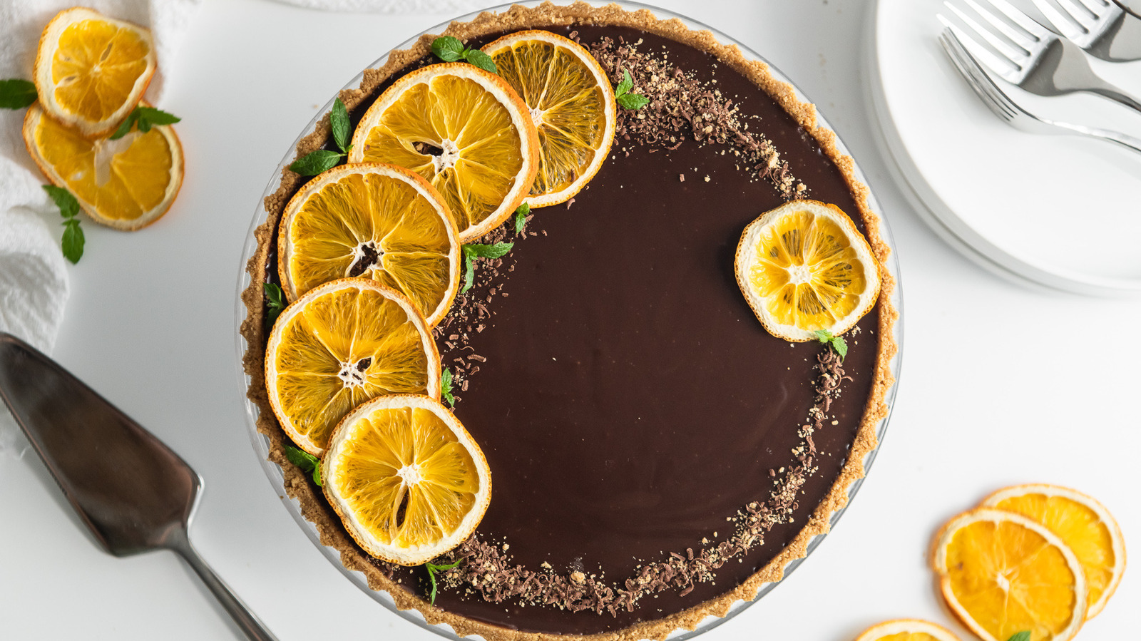 5Ingredient Chocolate Orange Tart Recipe