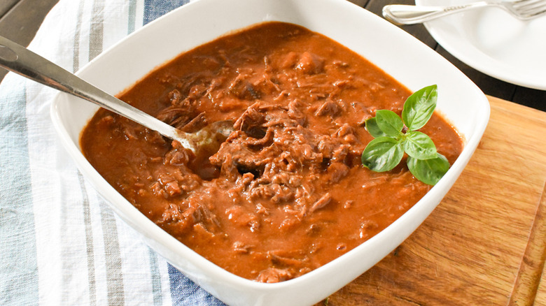 short rib ragu in bowl