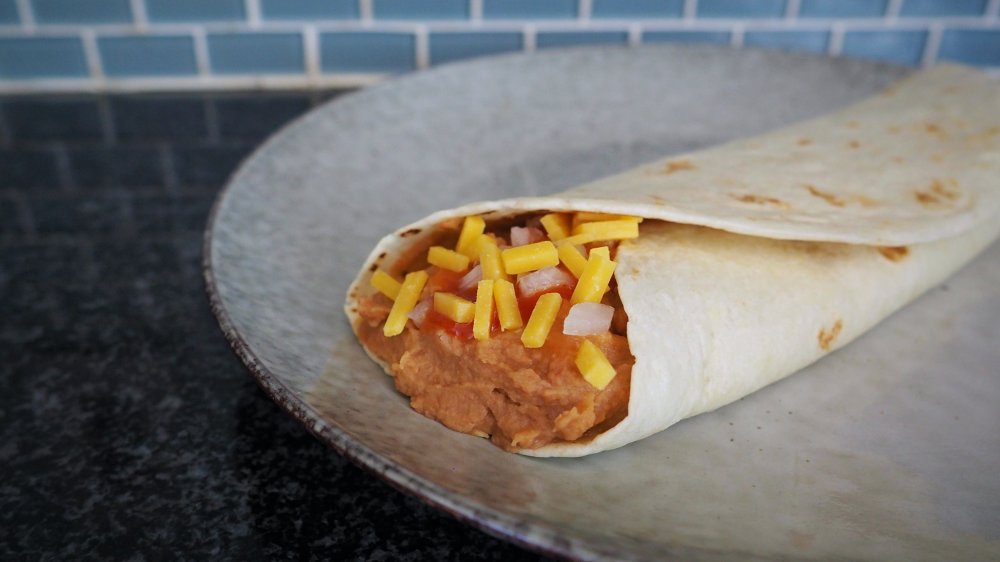 Cheesy Rice And Bean Burrito Taco Bell Shop Www aikicai