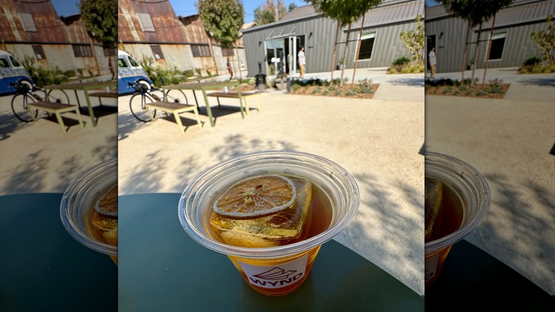 Clarified yuzu espresso at Quat