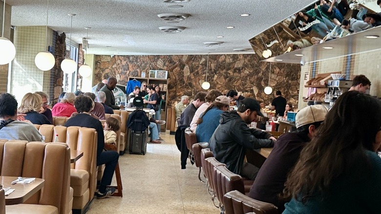 Interior of Clark Street Diner