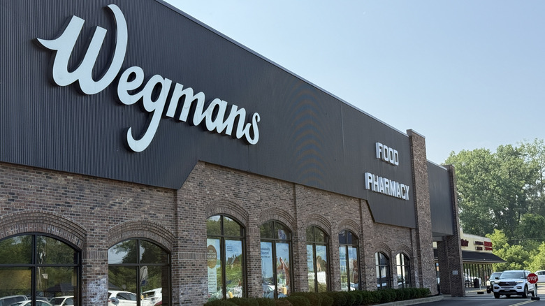 Exterior of Wegmans supermarket in New York.