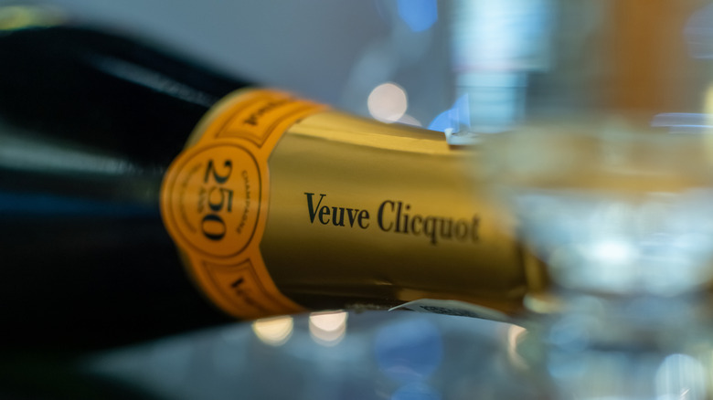 Veuve Clicquot bottle of Champagne