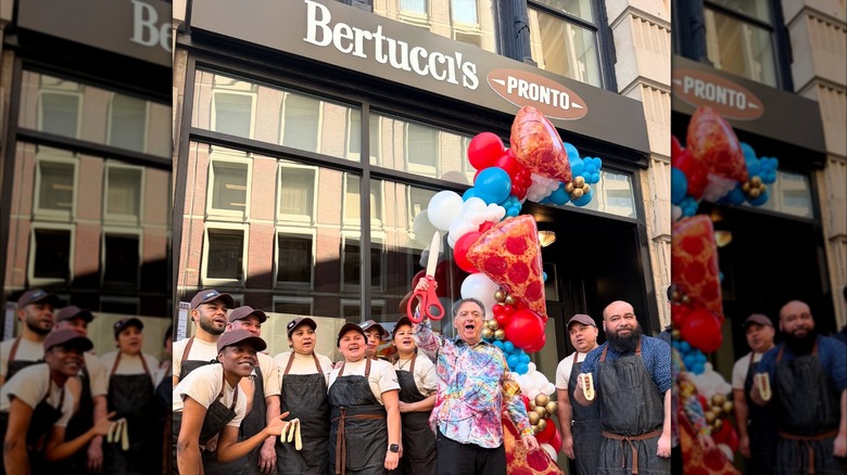 Opening celebration at a Bertucci's Pronto outlet