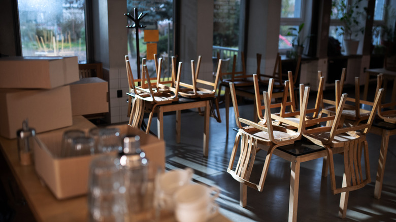 Closed casual dining restaurant