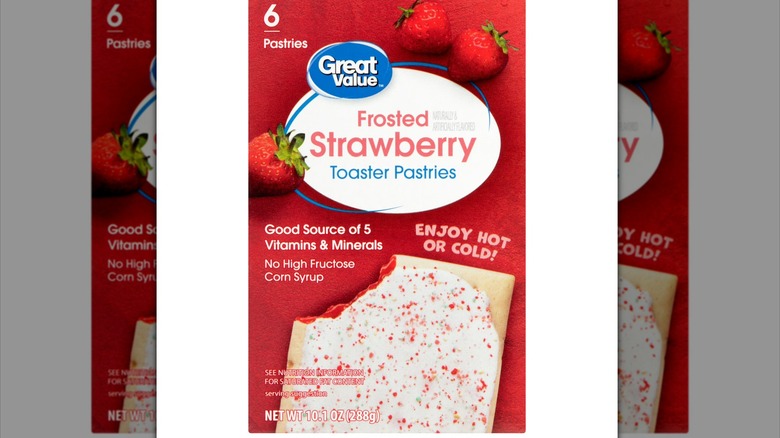 Great Value Frosted Strawberry Toaster Pastries