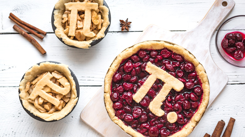 pies with pi symbol