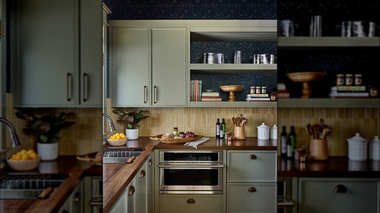Monogram appliances set in a kitchen