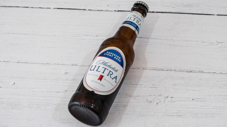 Bottle of Michelob Ultra