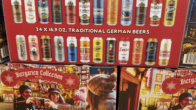 Biergarten Collection cases of beer