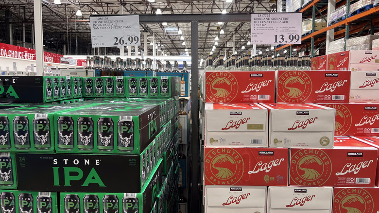 Costco beer aisle