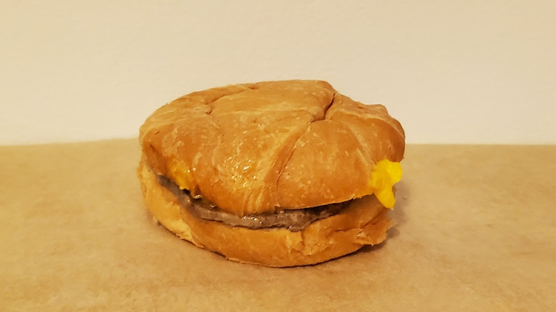 an Aldi Breakfast Best breakfast sandwich