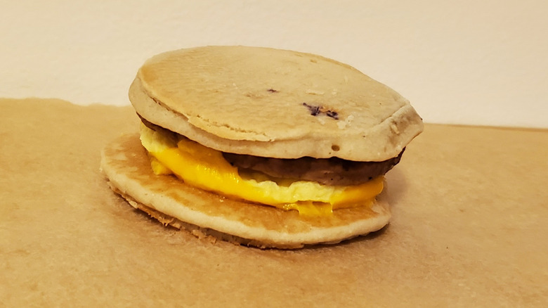 a Jimmy Dean breakfast sandwich