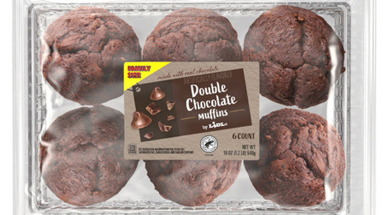 Lidl's double chocolate muffins