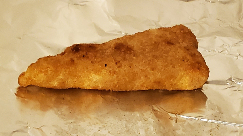 A cod fillet with beer batter
