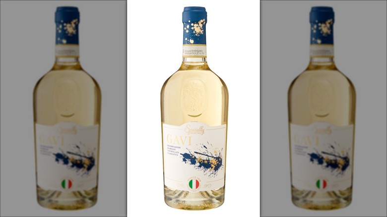 Bottle of Specially Selected Gavi from Aldi.