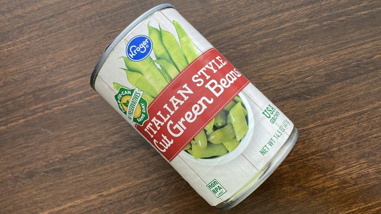 Kroger Italian cut green  beans