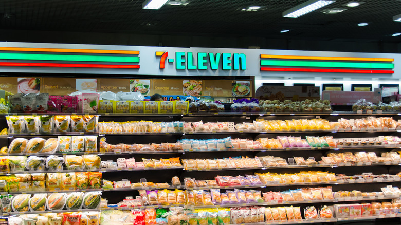 interior of 7-eleven store