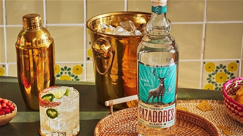 Bottle of Tequila Cazadores Blanco