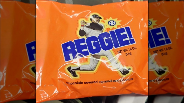 Reggie candy bar wrapper
