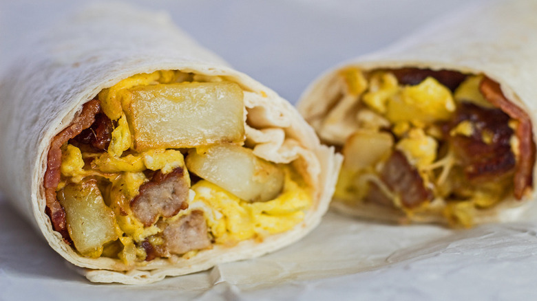 Copycat Starbucks Bacon, Sausage & Egg Wraps
