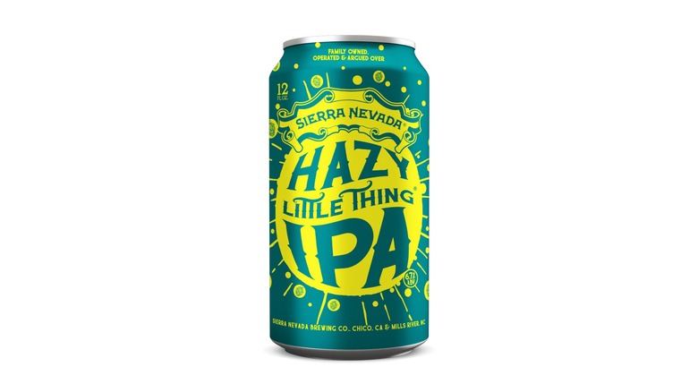 Can of Sierra Nevada Hazy Little Thing IPA on a white background