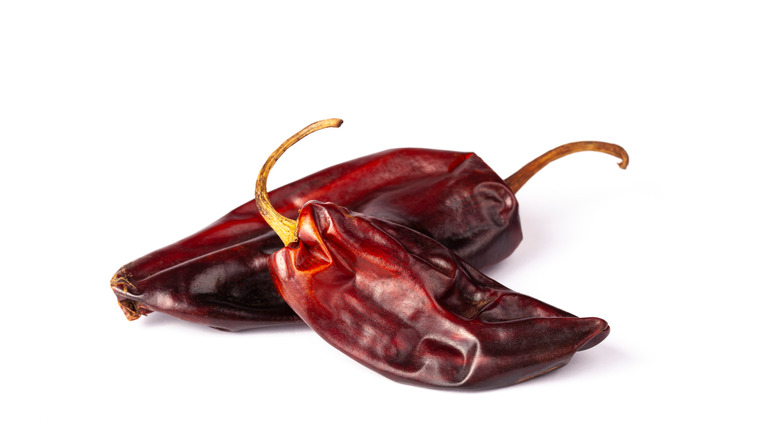 Close-up of Guajillo peppers