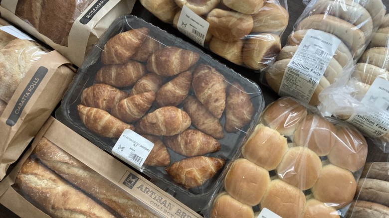 A variety of Sam's Club breads