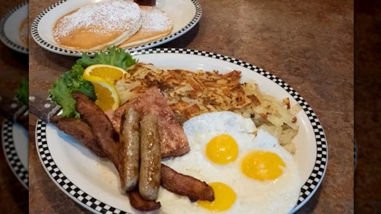 egg plate from Black Bear Diner