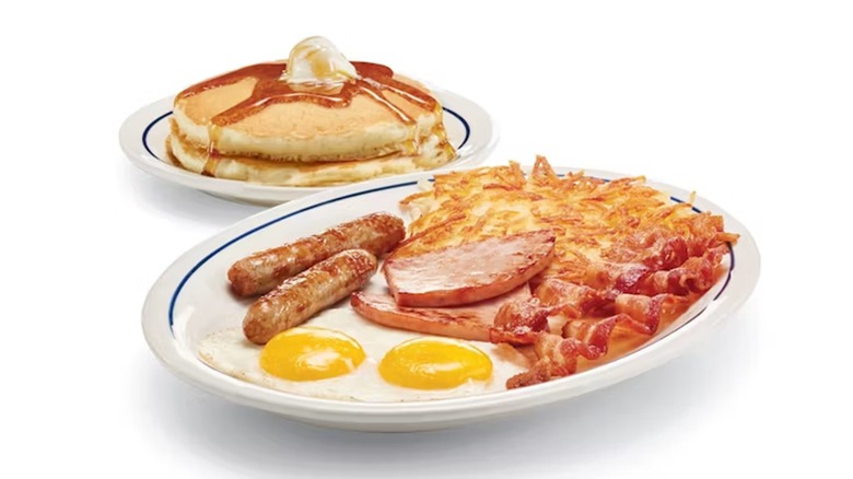 breakfast sampler from IHOP