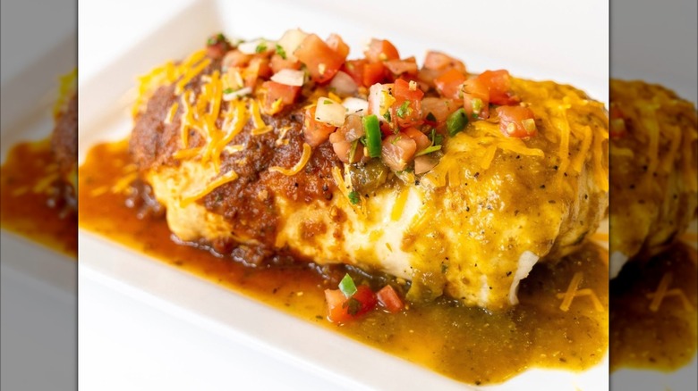 breakfast burrito from Over Easy
