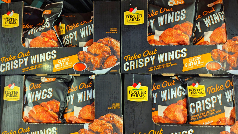 Foster Farms Take Out Crispy Wings on store shelves
