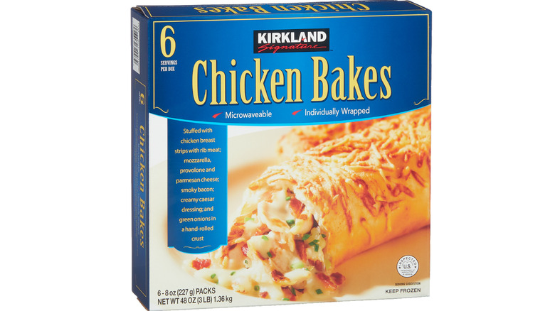 box of frozen Chicken Bakes