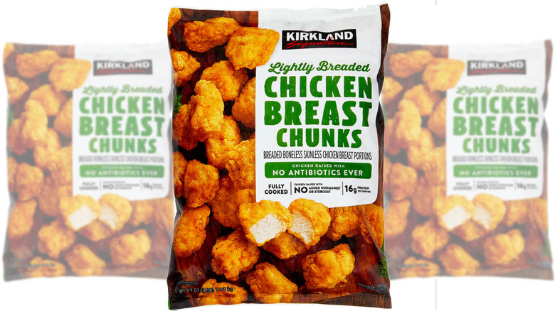 bag of Kirkland chicken breast chunks