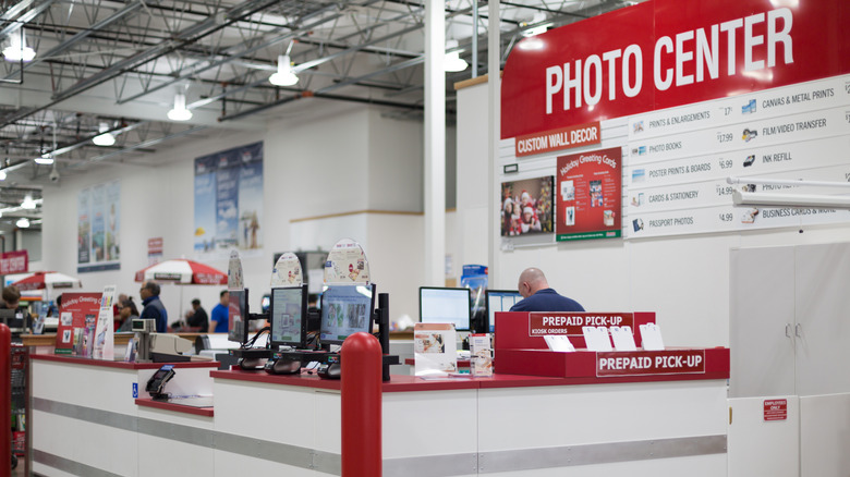 Costco photo center in store
