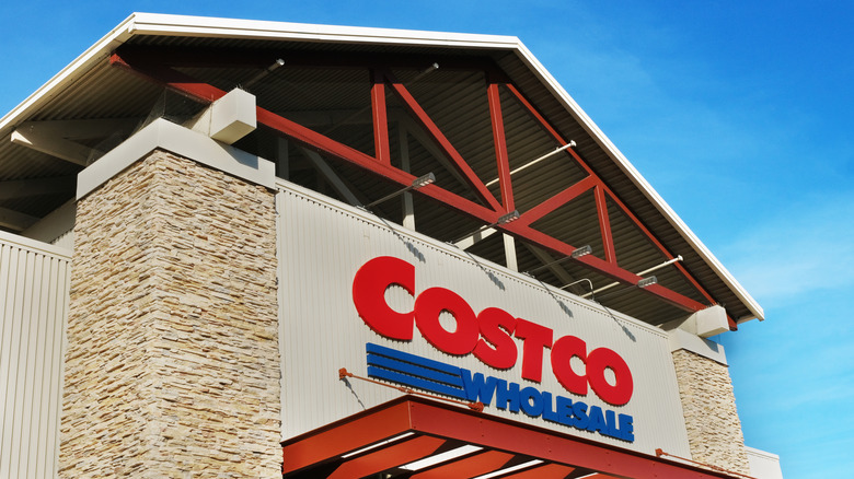The exterior of a Costco store