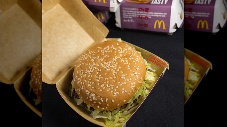 Big N Tasty burger from McDonald's