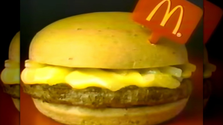 McDonald's Cheddar Melt from 1980s