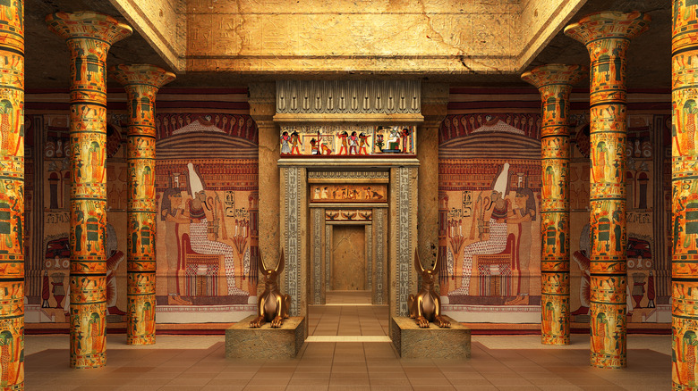 Egyptian pharaoh tomb