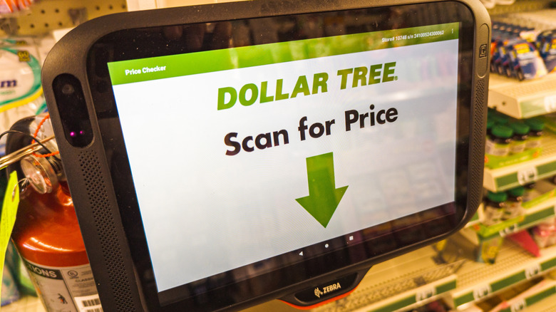 Dollar Tree in-store price scanner