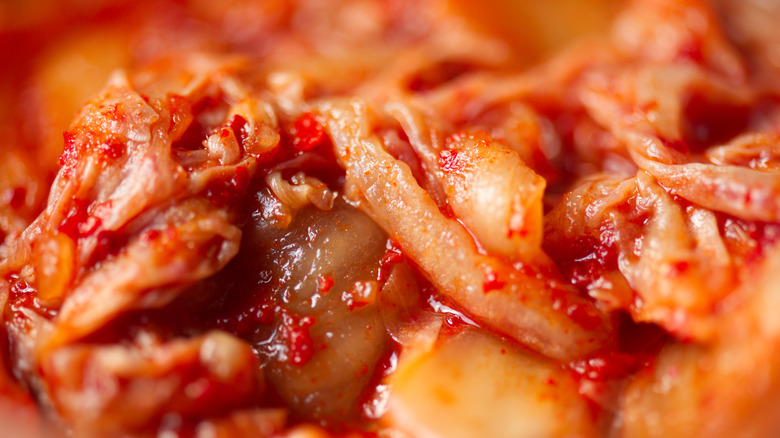 kimchi up close