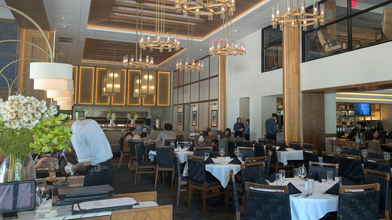 Interior of Fogo de Chão, a Brazilian steakhouse chain