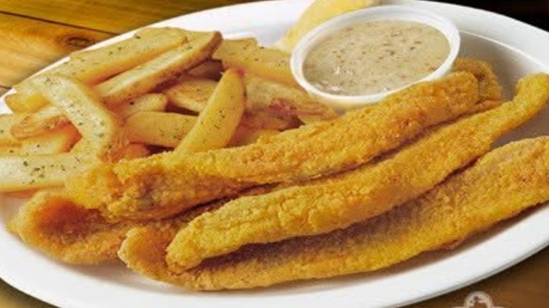 Fried catfish at Texas Roadhouse