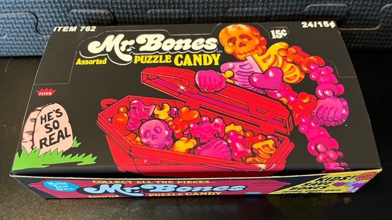 Mr. Bones Puzzle Candy box
