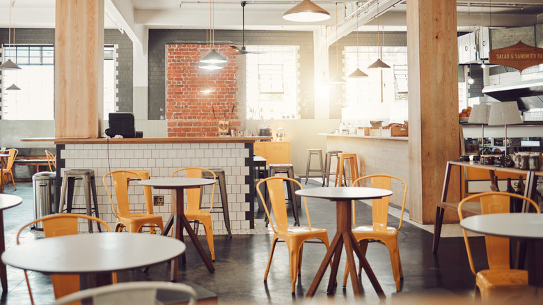Empty restaurant