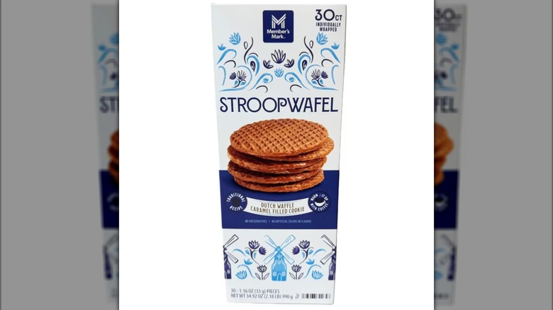 box of member's mark stroopwafels