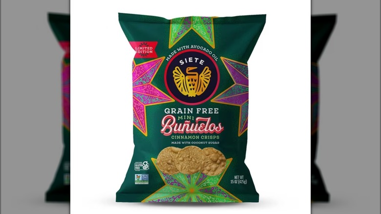 bag of siete bunuelos chips