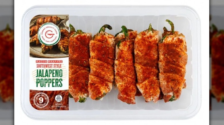 Package of prepared Southwest-style jalapeño poppers